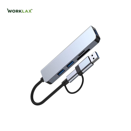 L’avvento CV567 5-in-1 Hub (USB / Type-C)