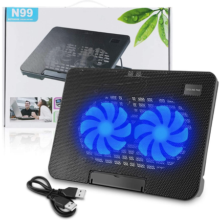 2-USB Ports Laptop Cooling Fan
