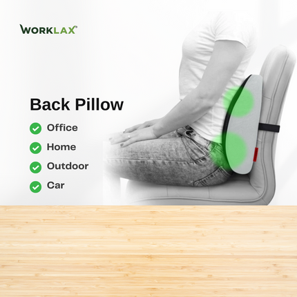 Back chair Pillow Memory Foam " Healthy Posture"