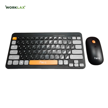 POINT PT-680 – Mini Wireless Keyboard & Mouse Combo – Arabic & English