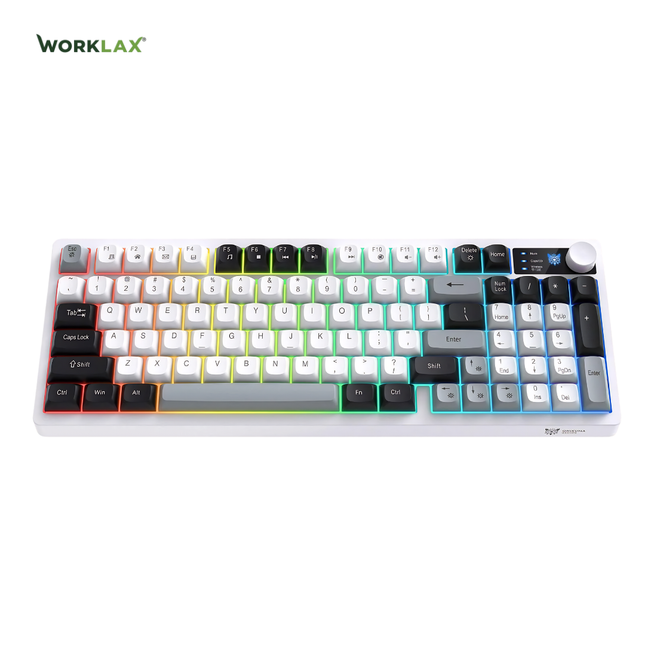 ONIKUMA MT902 – Quiet Tri-Mode Keyboard – RGB Lighting – 95 Keys [EN]