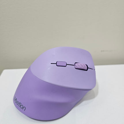 Meetion BTM010R Vertical Mouse – Open Box (Purple)