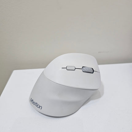 Meetion BTM010R Vertical Mouse – Open Box (White)