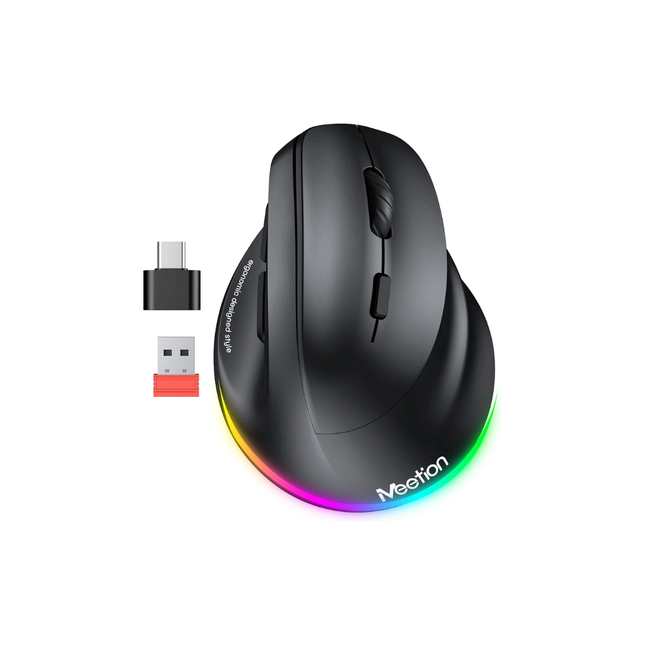 Meetion BTM010R Vertical Mouse – Open Box