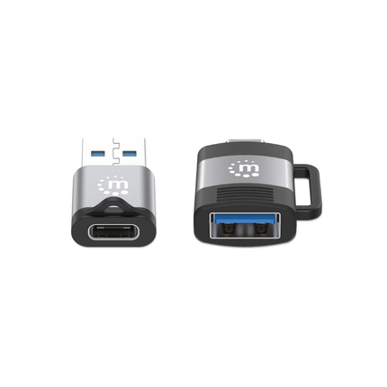 Manhattan 356329 – USB-C & USB-A Adapter Set – 5Gbps – 2 Pieces
