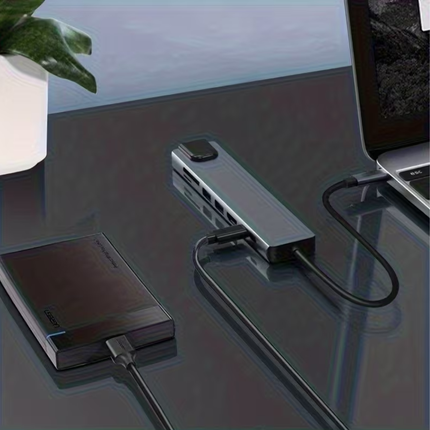 🔌 Smart Hub 8-in-1 USB-C Hub