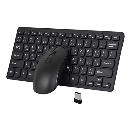Micro Kingdom MK666 – Wireless Keyboard & Mouse Combo – Arabic/English