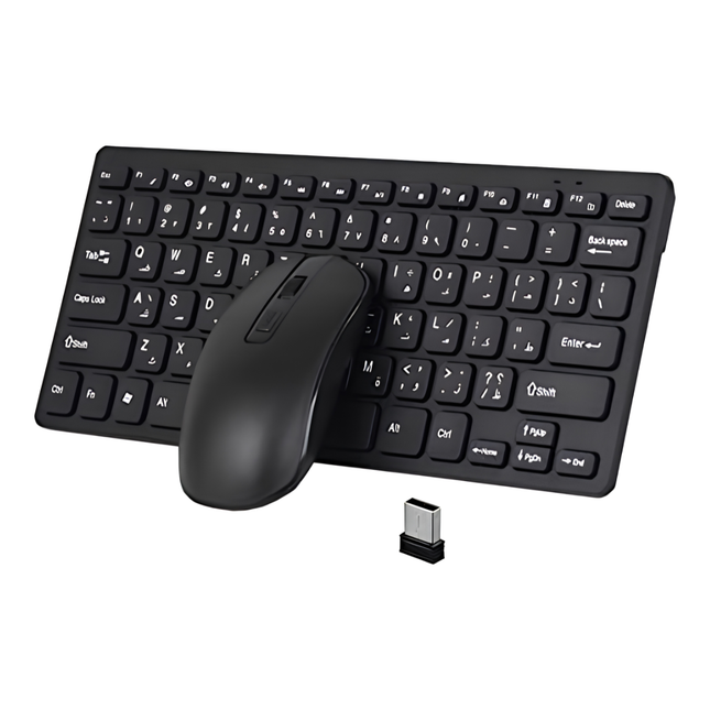 Micro Kingdom MK666 – Wireless Keyboard & Mouse Combo – Arabic/English