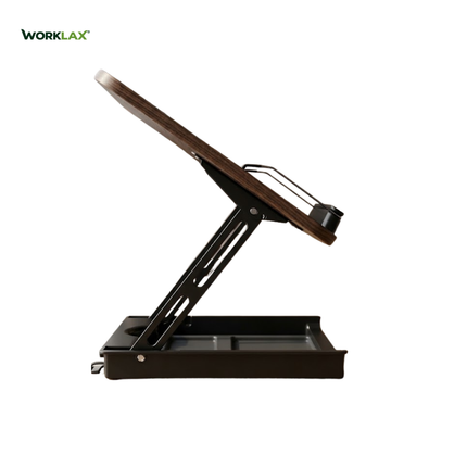 WORKLAX ReadDesk – Adjustable Book Stand with Storage – Up to 14″