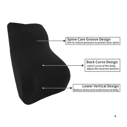 Back Support Pillow - Full size ( Memory Foam )