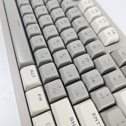 Aigo FG108 – Wired Quiet Mechanical-Feel Keyboard – Colorful Lighting – 108 Keys