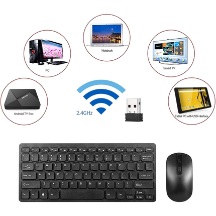 Micro Kingdom MK666 – Wireless Keyboard & Mouse Combo – Arabic/English
