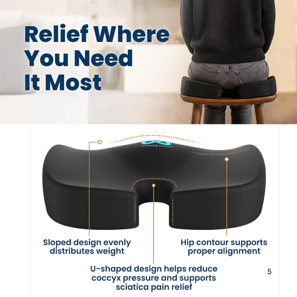 Medical Seat Pillow ( Memory Foam )