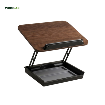 WORKLAX ReadDesk – Adjustable Book Stand with Storage – Up to 14″