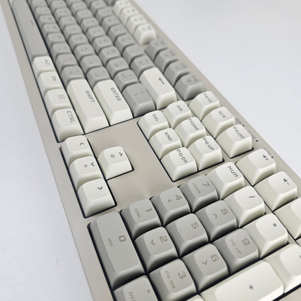 Aigo FG108 – Wired Quiet Mechanical-Feel Keyboard – Colorful Lighting – 108 Keys