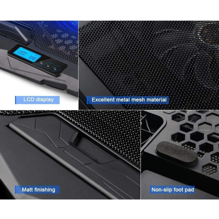 ❄️ Quiet Laptop Cooling Fan for 10–15.6 Inch Laptops