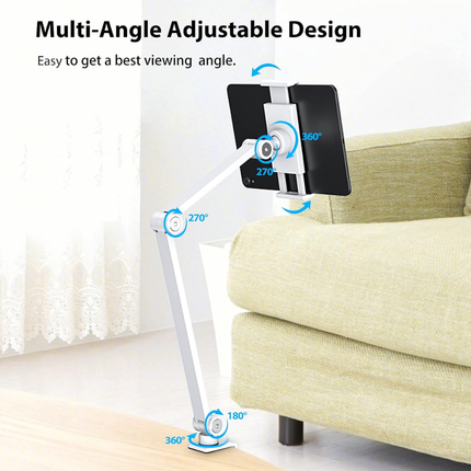 WORKLAX FlexArm 360 – Adjustable Tablet & Portable Phone Stand – Up to 15.6″