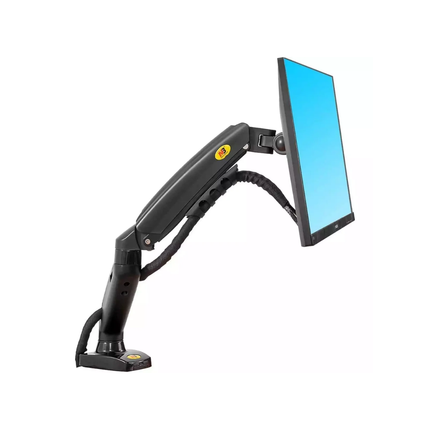 🖥️🔥 F80 Monitor Arm – Gas Spring Desk Mount - Gray